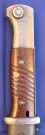 Original German WWII Mauser 98k Bayonet with Scabbard - Bakelite Grips thumbnail