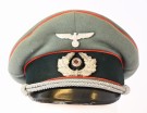 Heer Artillery Officers Erel Visor Cap. Published thumbnail