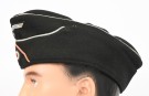 Heer Black Panzer Officers Side Cap with Pink soutache thumbnail