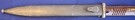 Original German WWII Mauser 98k Bayonet with Scabbard - Bakelite Grips thumbnail