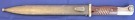 Original German WWII Mauser 98k Bayonet with Scabbard - Bakelite Grips thumbnail