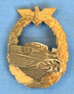 Kriegsmarine First Pattern E-Boat Badge, By French Maker Bacqueville, Paris thumbnail