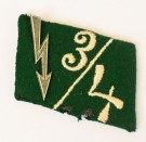 Sturmabteilung Collar tab for 3rd Nachrichtensturm of SA-Standarte 4 in Kurfalz thumbnail