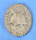 Wound Badge in Silver 1939 Maker Marked 127 thumbnail