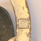 Heer or Waffen SS Tank Assault Badge in Silver for 25 Attacks, Maker marked JFS thumbnail