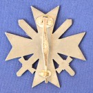 War Merit Cross 1939 First Class with Swords  Maker Marked L15 thumbnail