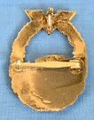 Kriegsmarine First Pattern E-Boat Badge, By French Maker Bacqueville, Paris thumbnail