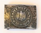 Küstenartillerie Belt Buckle, Maker marked JFS thumbnail