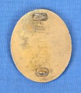 Wound Badge in Silver 1939 Maker Marked 107, but without the hinge, pin and catch thumbnail