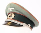 Heer Artillery Officers Erel Visor Cap. Published thumbnail