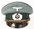 Heer General Peak Visor Cap. Extremely rare Triple Erel, Extra quality thumbnail