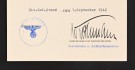 Award Document War Merit Cross 2nd Class with Swords - Stalingrad unit thumbnail
