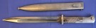 Original German WWII Mauser 98k Bayonet with Scabbard - Bakelite Grips thumbnail